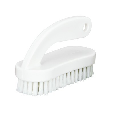 114181W: Hygiënische nagelborstel met handgreep - WIT