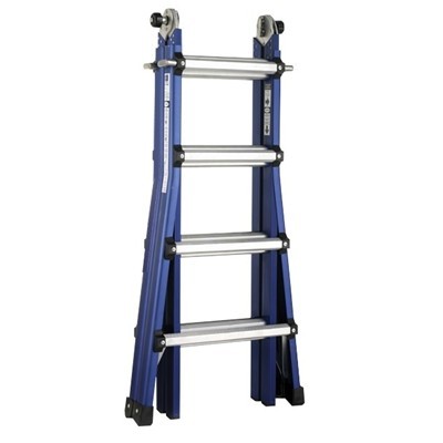 668404: Telescopische vouwladder Yeti Pro - 4 x 4 treden - 1,09/4,24 m - 14,4 kg