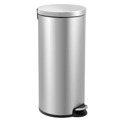 748078: Pedaalemmer in mat RVS - 30 l