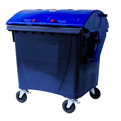 750265: Container met 4 wielen - 1100 l - BLAUW
