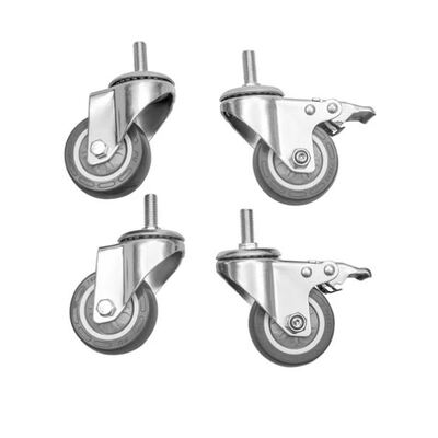 750289: Wieltjes voor Bomabin Select Modus 60 l en 90 l - set 4 stuks