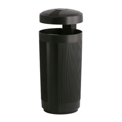 750395: Bomabin Outdoor Rhea - buitenafvalbak met afdak - 50 l - ZWART