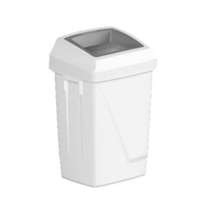 750424: Bomabin Select Fit - 50 l - WIT - deksel GRIJS