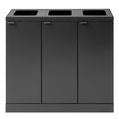 750474: Bomabin Select Bica - 3 x 45 l - ANTRACIET - open/open/open