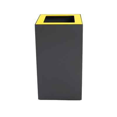 750537: Bomabin Select Modus - 90 l - GRIJS - deksel GEEL