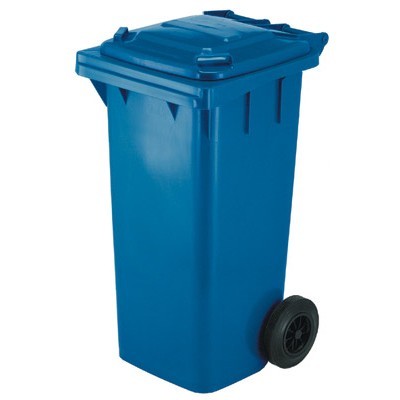 752264: Mini container met 2 wielen - 240 l - BLAUW