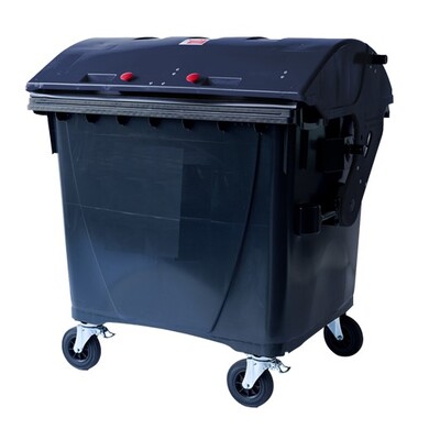 753265: Container met 4 wielen - 1100 l - GRIJS