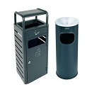 Buitenafvalbakken Met Asbak